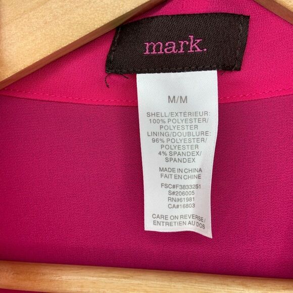 Pink Swoop Neck Blouse - Picture 2 of 4